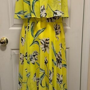 Floral Yellow Dress from Eliza J